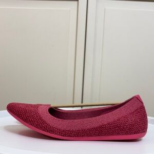 NWOT/NWOB Allbirds Women's Tree Breezer Pink Flats Size 8.5